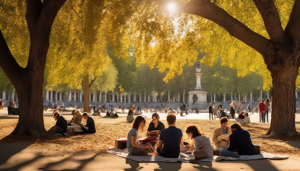 Melhores Praças e Parques para Relaxar e Ler em Madrid 1