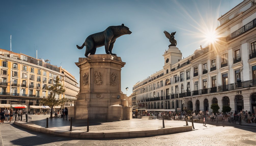A História Por Trás da Puerta Del Sol em Madrid: Do Urso e da Árvore de Morango 1 symbolic history of madrid ilpdg