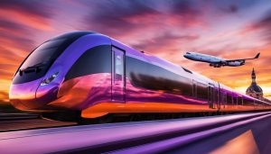 guia de viagem trem e avião